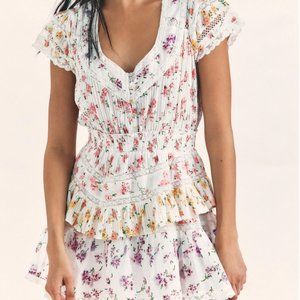 Loveshackfancy Jeromie Dress in Fruit Bliss XS